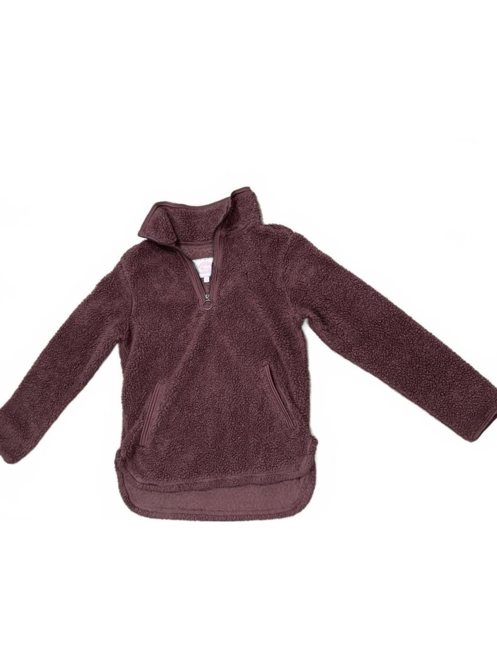 Cozy Sherpa Women's Sherpa Fleece Pullover Jacket Size Small